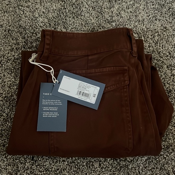 Women's High-Rise Barrel Leg Pants - Universal Thread in short - Picture 3 of 3